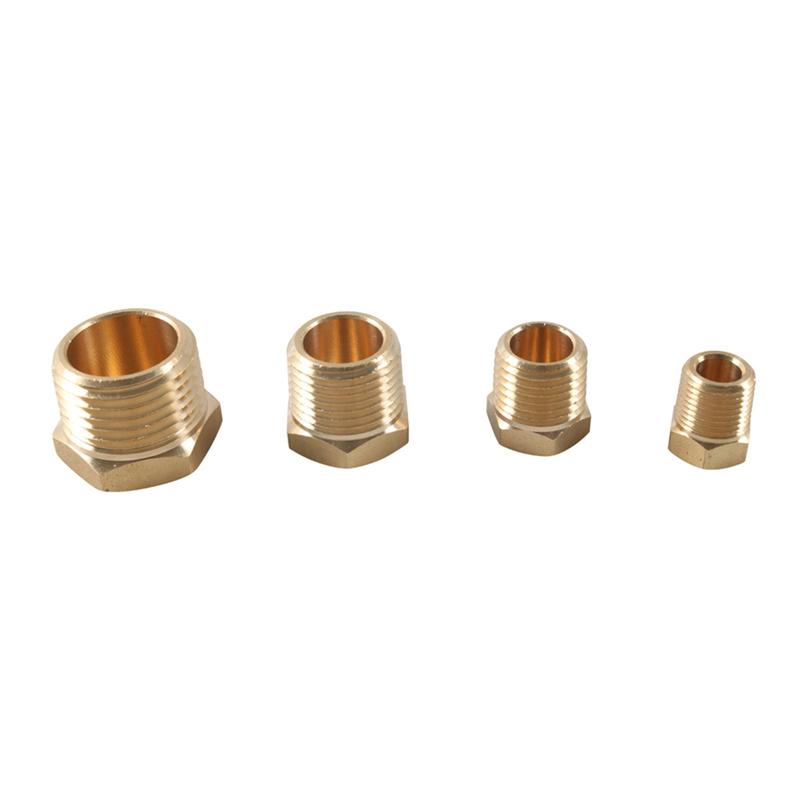 Ac29-Brass Internal Thread Hexagonal Tube Plug 24 Pcs Car Oil Pipe Plugs Oil Plug Accessories 1/8 1/4 3/8 1/2 NTP
