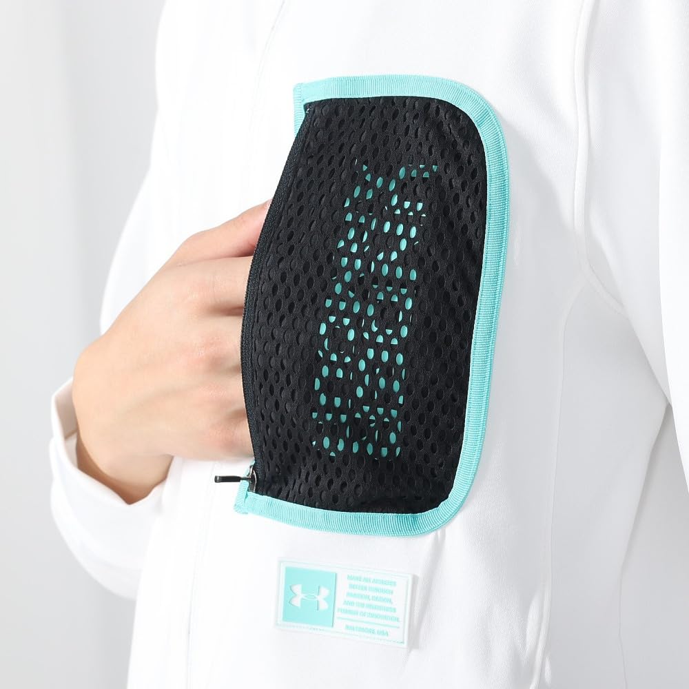 ARMOUR SPRING KNIT FZ White LG [Under Armour] //