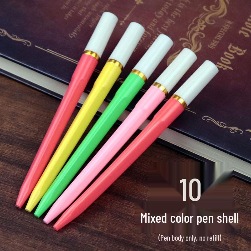 Vintage Shanghai Red Ballpoint Pen Refill with Copper Tip, Blue Ink 0.7 - Ideal for Teacher's Corrections.