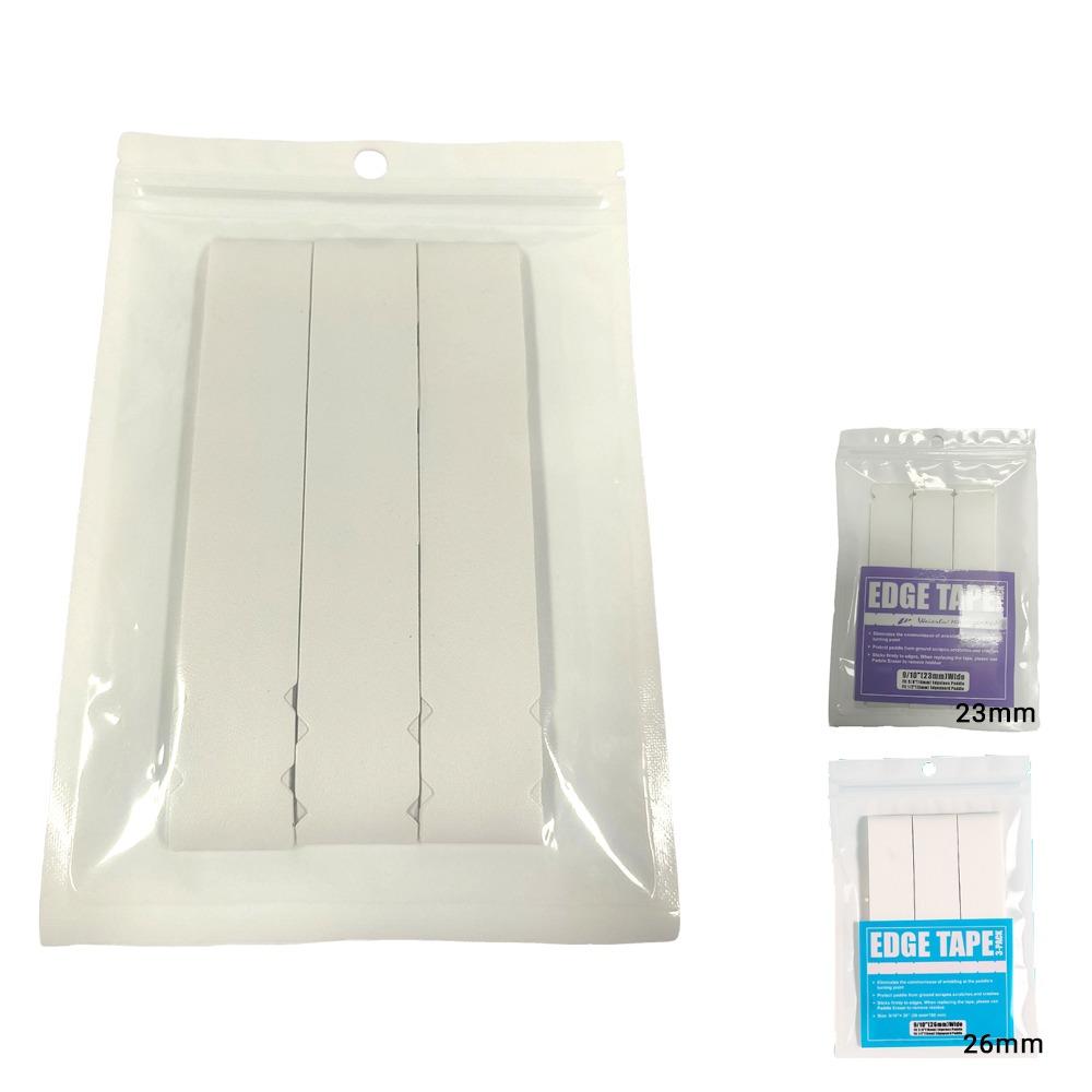 3Pcs Thickened Racquet Protective Sticker PU Paddle Head Edge Guard Reduce Impact