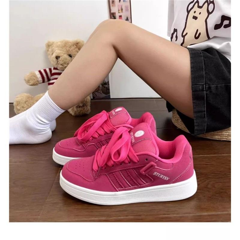 Women's Fashionable Casual Thick Sole Height Increasing Lightweight Board Shoes