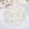 Floral Print Baby Bucket Hats Adjustable Solid Caps for Infant Boys Girls Sunscreen Outdoor Beanies Beach Fishing Headwraps