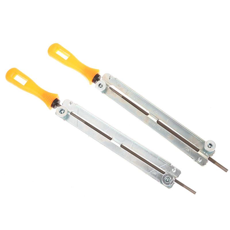 4Mm/4.8Mm Mechanical Chainsaw Sharpening Files With Plastic Handle Woodworking Chain Saw Tool Abrasives Tools Accessories