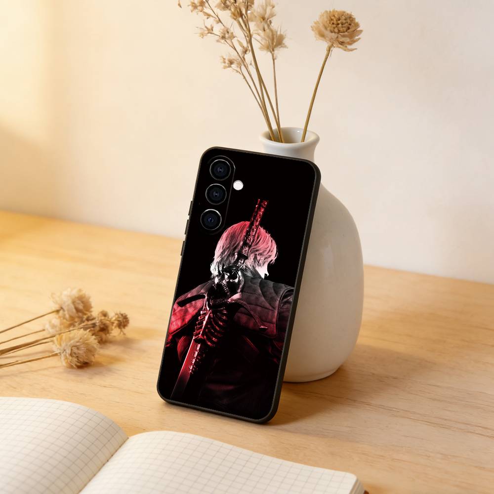 D-Dante D-Devil May C-Cry Phone Case For Samsung Galaxy A73,A72,A71,A70,A53,A52,A51,Others Soft Black Cover
