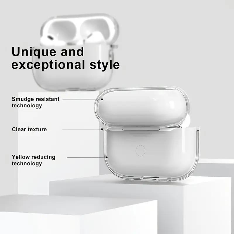 Soft Clear TPU Earphone Case For Airpods Pro 3 Airpods 4 Shockproof Transparent Cover For Airpods 2 3 Shell Case