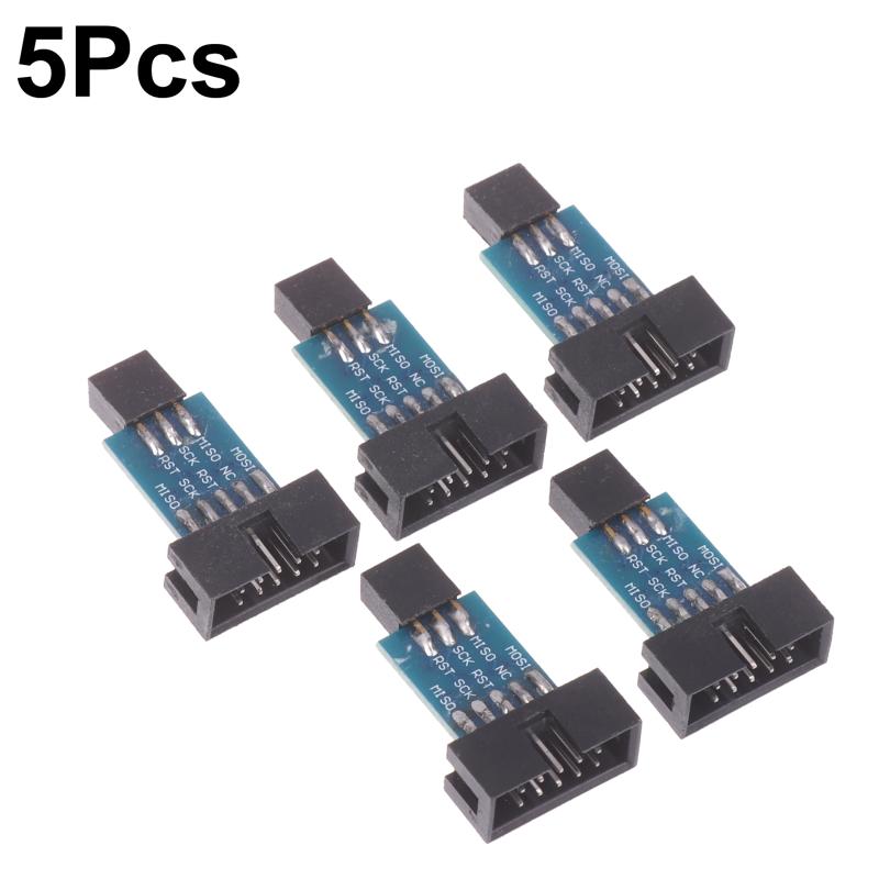 Javino 10Pin To 6Pin Convert To Standard Adapter Board For Atmel Stk500 Avrisp Usbasp Isp Interface Converter Avr