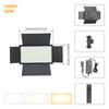 U800 600 LED Video Panel Light Kit Camera Light Studio Photography Lamp Dimmable 3200-5600K for Gaming Stream Conference Makeup