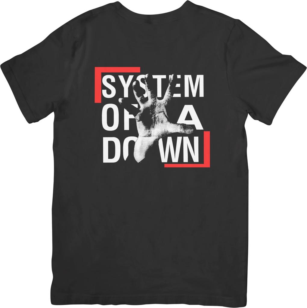 System of the down Music Fit for Men Women Quality Cotton T-Shirt BlackSystem of the down Music Fit for Men & Women Quality Cotton T-Shirt Black
