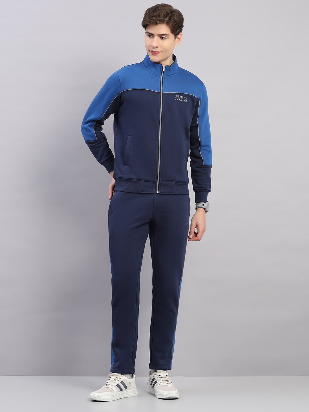 Monte Carlo Mens Regular Fit Solid Tracksuit M