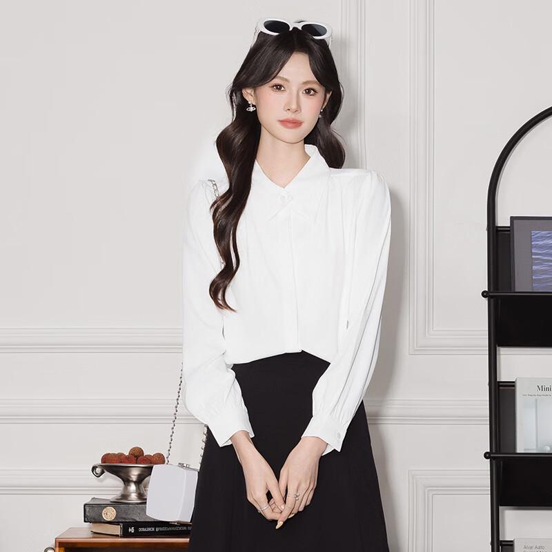 Women's French Style Doll Collar Chiffon Blouse