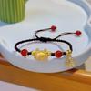 New Chinese-style Red Rope Bracelet for The Year of The Dragon Female Yilong Steamed Dumpling Dragon High-grade Jewelry