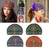 Embroidered Floral Headpiece for Women