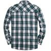 Men's Spring Plaid Minimalist Workwear Fashion Square Neck Long Sleeve Shirt