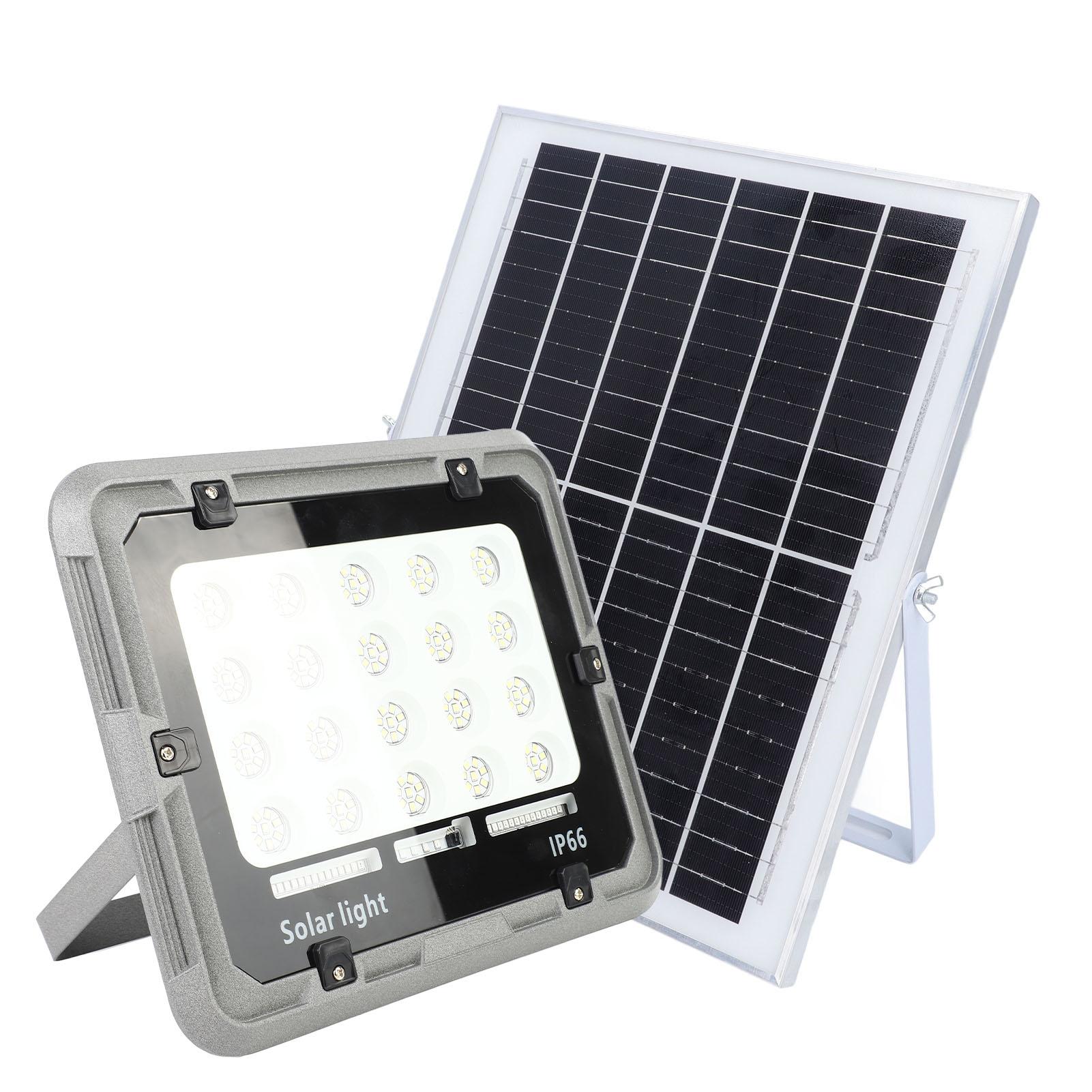 

200 Вт светодиодный солнечный светильник комплект 160 бусин IP66 водонепроницаемый пульт дистанционного управления солнечный прожектор комплект для стены