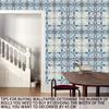 Self-Adhesive Waterproof Cross Diamond Geometric PVC Wallpaper for Kitchen Renovation and Wall Cover-Up