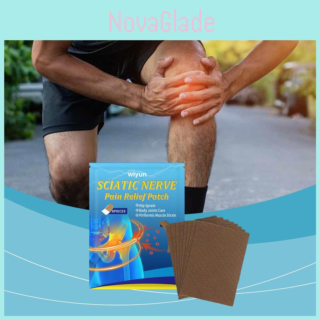 Wiyun Joint Care Patch With Soothing Comfort For Shoulder Back And Knee Discomfort Relief 8 Pieces For Daily Body Care