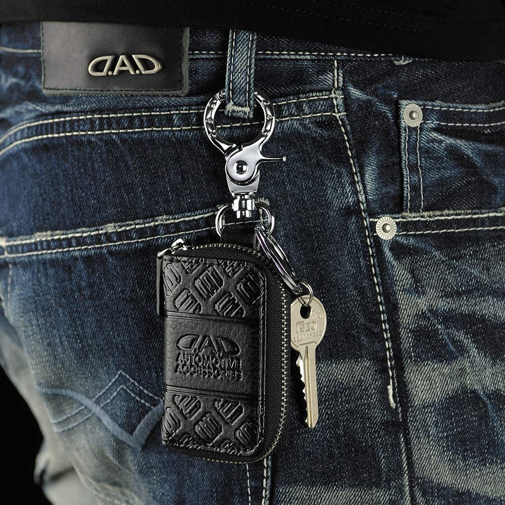 Garson DAD Smart Key Case Type Monogram Leather Black HA516-01 D.A.D