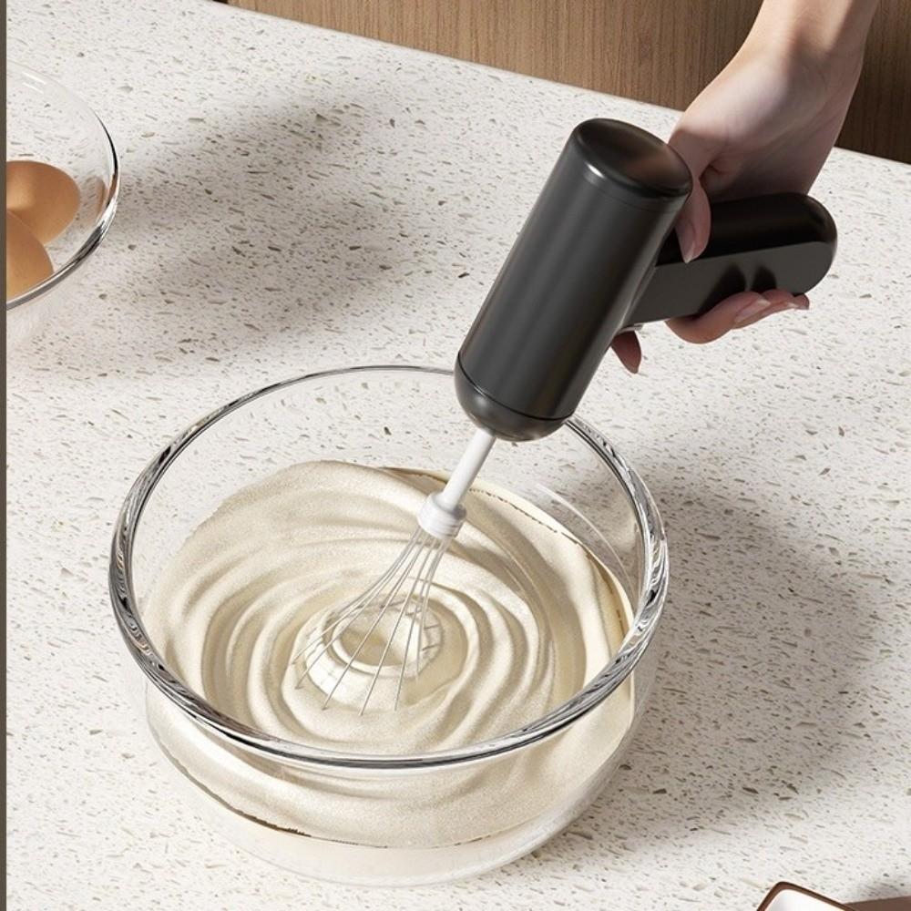 Rechargeable Electric Egg Beater Cordless Milk Frother Multi-functional Cream Whisk Kitchen