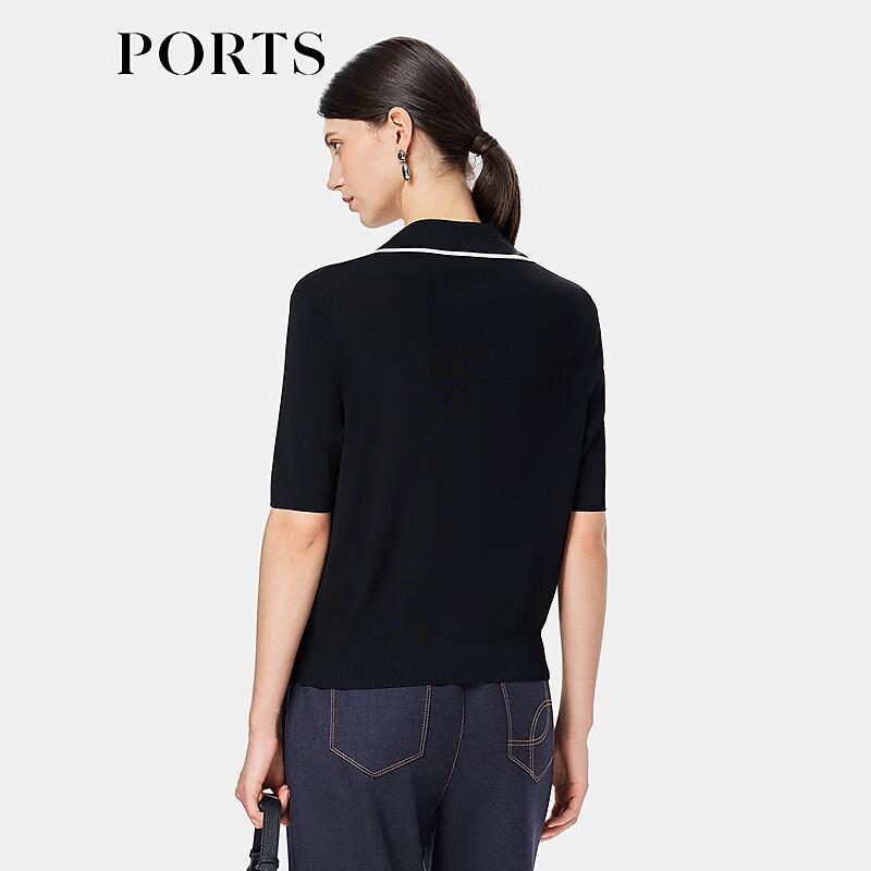 PORTS Women's Short Sleeve Mid-Length Knit Cardigan