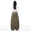 Women's Patchwork High-Waist Slimming Wide-Leg Pants - Spring/Autumn 2026