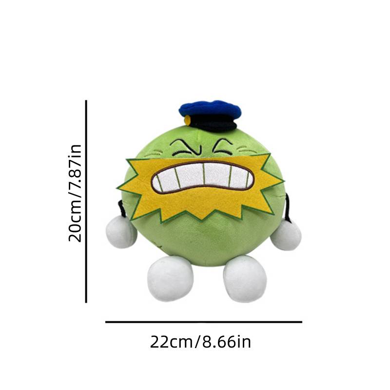Brain Shovelwares Roblox Game Fans Apple Plush Toy Soft Doll Kid Gift Birthday