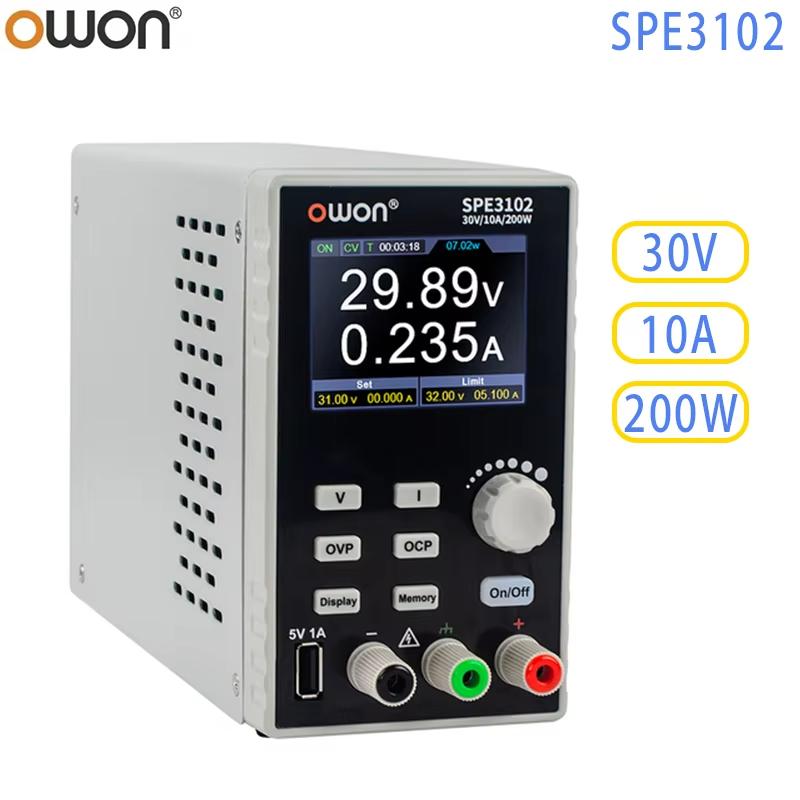OWON SPE3103/SPE3053 Programmable DC Power Digital Regulator Switch 2.8" LCD Regulator SPE6103/SPE3102