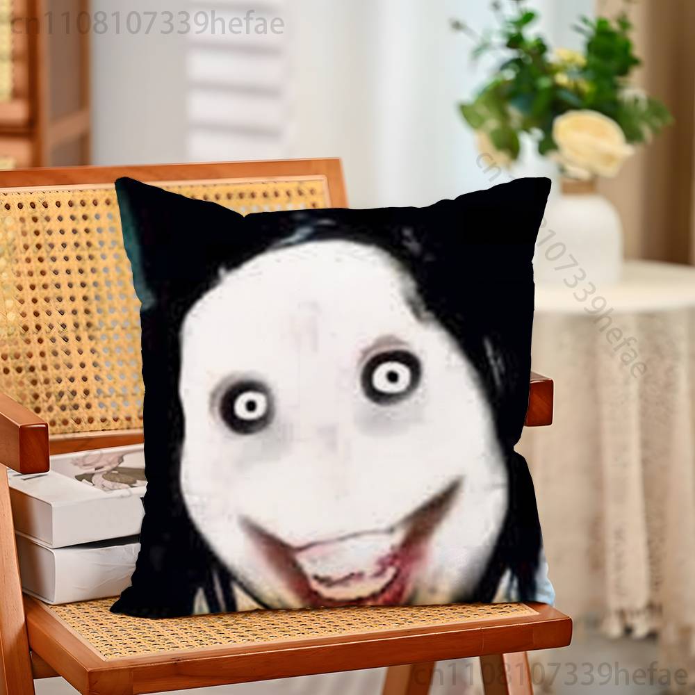 Creepy Urban Killer Jeff Pillow Case Plush Pillow Cases Home Decoration Pillow Cover for Sofa Bed Chair Living Room