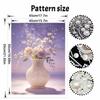Handmade Pearl Painting Kit Elegant Flowers DIY Frameless 3D Bead Art Canvas Creative Leisure Home Decoration Gift