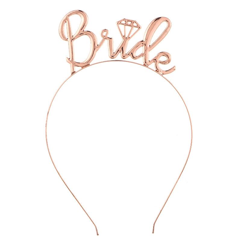 European And American Wedding Party Bride Crown Headband Shoulder Strap Veil Set Wedding Veil Wedding Dress Decoration