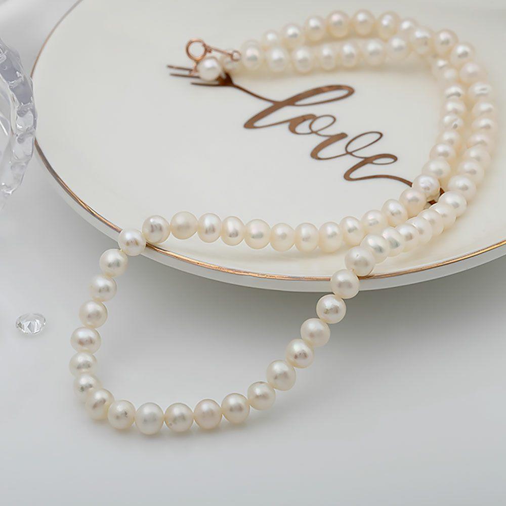 [Merry Grin] 14K Gold Anna Necklace Natural Freshwater Pearl