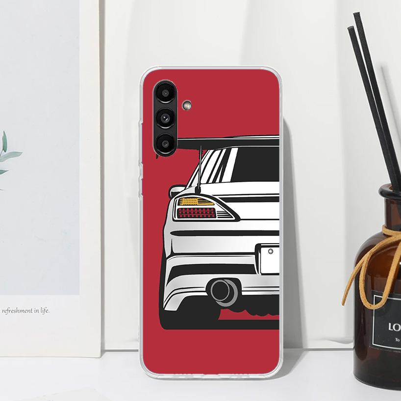 Japan JDM Sports Cars Comic Phone Case For Samsung Galaxy A17 A37 A57 A16 A26 A36 A56 A15 A25 A35 A55 A14 A24 A34 A54 A13 A23 A3