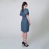 As Platform Aw41Op01 Cozy Belted Dress_Indigo Blue