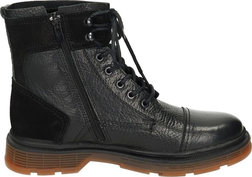 Ankle Boots Manitu In Black Suede and Leather