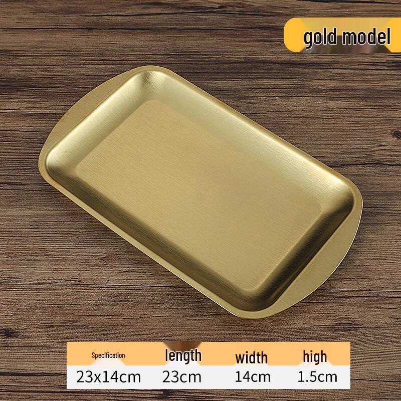 Abay 304 Stainless Steel Rectangular Multi-Purpose Tray