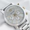 Used BULOVA Like New Rare Chronograph 98A141 Silver Men's