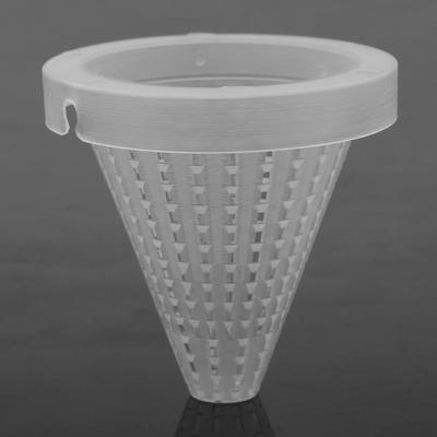 20 Pezzi/Borsa Cibo Vermi Rossi Vivi per Pesci Alimentatore a Cono per Acquario con Ventose