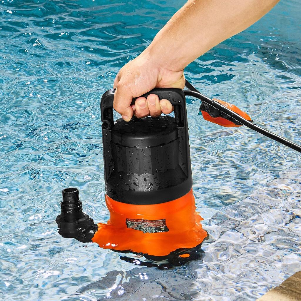 Submersible Utility Pump Sump Pump 400W 2510 GPH 26 Ft Head Water Pump