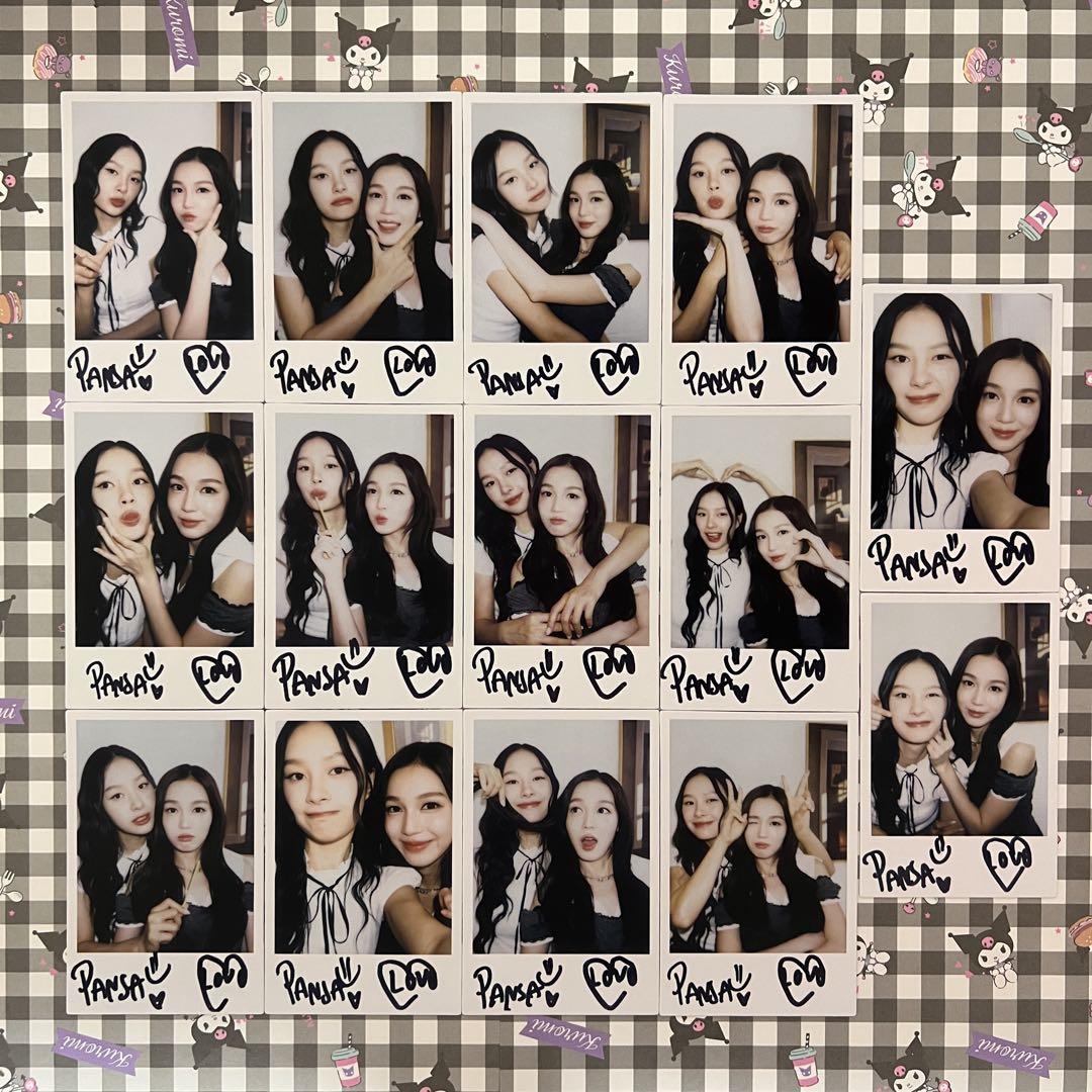 

[USED] MilkLove China Limited Edition: 14 Instax-style cards with autographs (not handwritten)