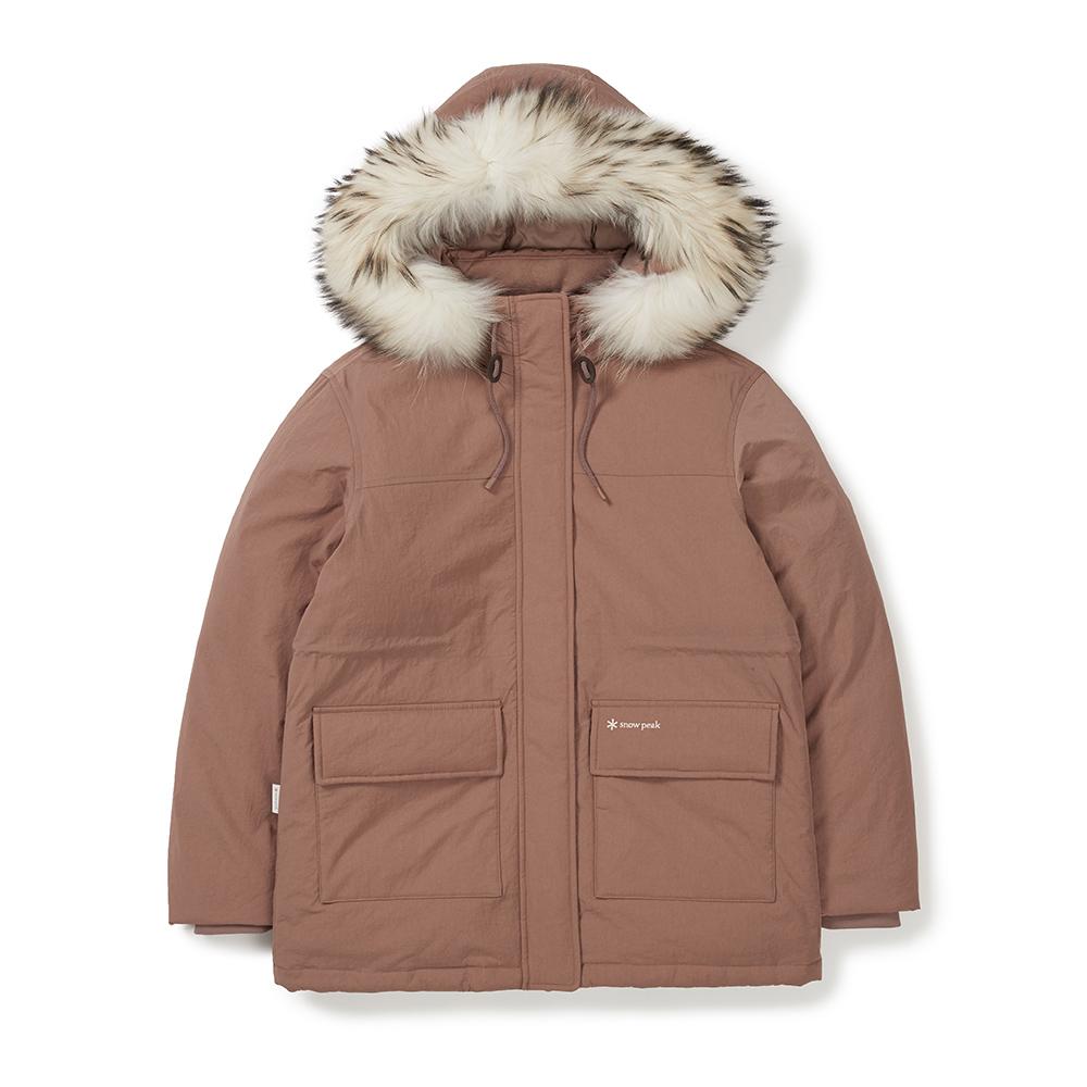 SNOWPEAK Land Women's Hooded Heavy Down Jacket Salmon (S24WWTDJ31)