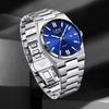 LIGE Waterproof Luminous Men's Quartz Multifunctional Business Watch with Calendar