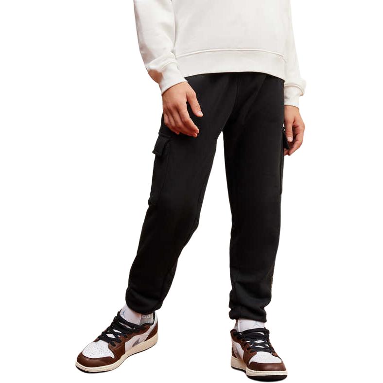 Jordan Pletené jogger kalhoty Dětské Dětské Spodky Černé JD2242052GS-001