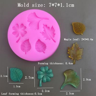 1 ks silikónová forma na listy DIY čokoláda fondán nástroje na zdobenie torty ručne vyrobená forma na sviečky dezertná forma na cupcakes na pečenie