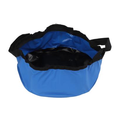 Collapsible Bucket with Handle Lightweight Folding Water Container Thicken PVC Wash Basin for Camping Hiking
