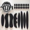 27pcs Helmet Padding Kit - Sealed Foam Replacement Pads for Motorcycle & Bicycle