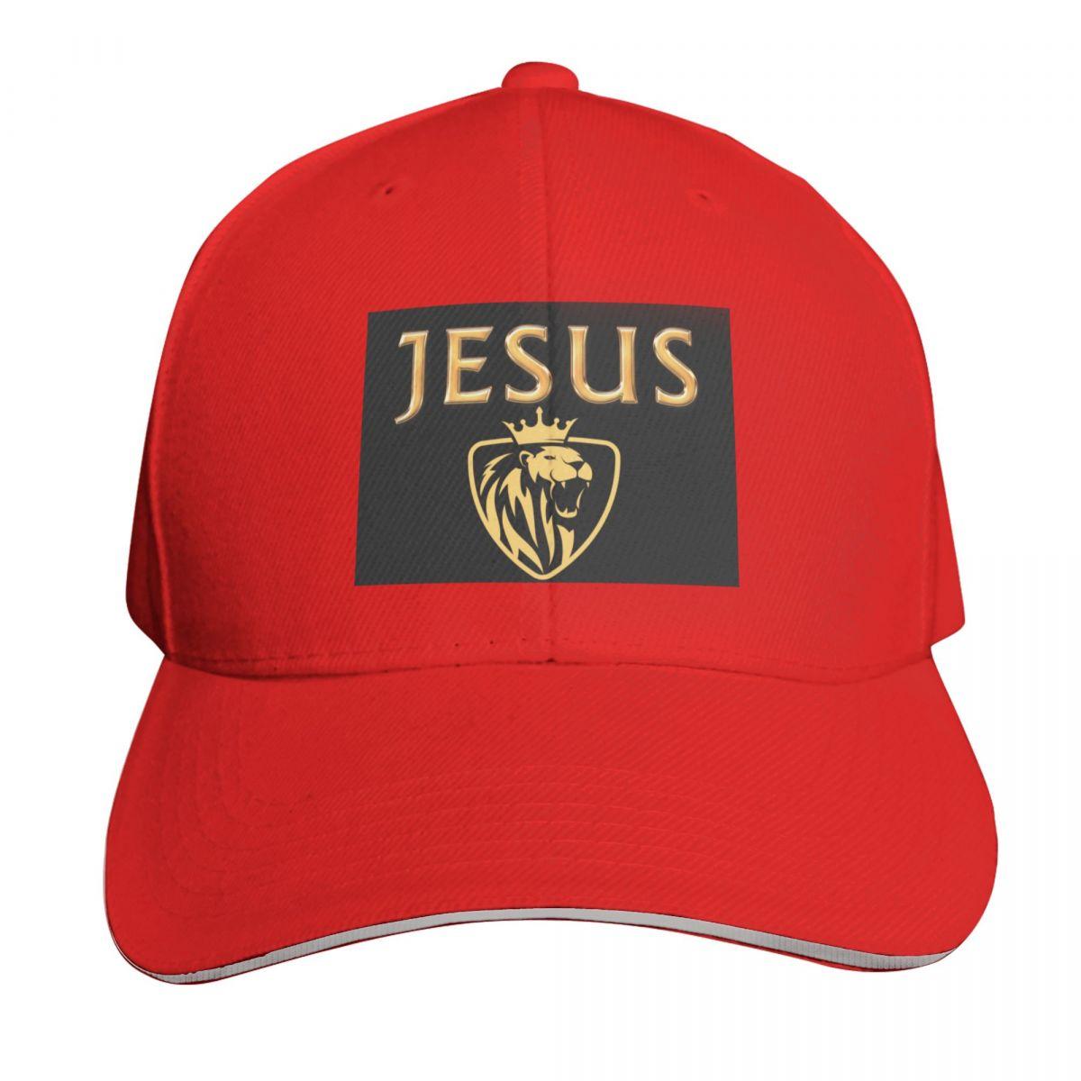 JESUS LION OF JUDAH Baseball Cap Sun Hat For Children funny hat birthday black Unisex Womens