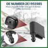 Motoforti Windshield Washer Nozzle for Mercedes-Benz Sprinter Durable No.2E1955985 Windscreen Washer Sprayer Nozzle Black Front with Hose and