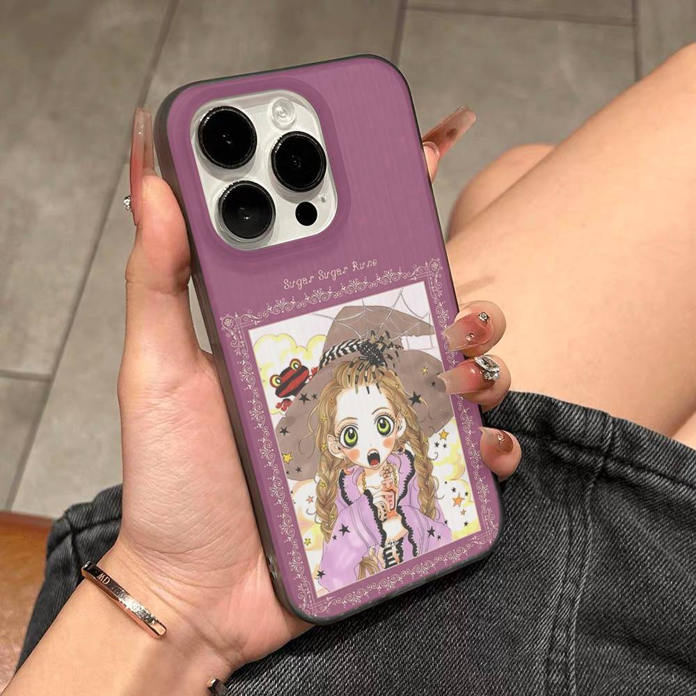 Anime S-Sugar Sugar Soft Corrugated Transparent Phone Case For IPhone 17 15 16 11 12 13 14 Pro Max Plus Pro