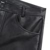 Soft Men's Shorts Black Handmade Leather Genuine Lambskin Causal Gym Wear Short Pant