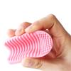 Silicone Makeup Brush Cleaner Cosmetic Cleaning Scrubber Egg Shape Mat Finger Glove Cleaning Pad Makeup Cleaning Tool