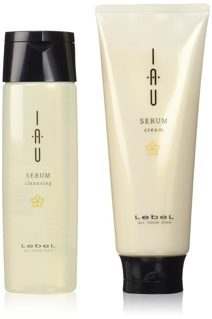 Lebel iau Serum Cleansing Shampoo 200mL Cream Treatment 200mL Set &